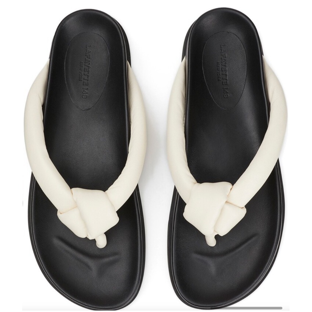 New! Lafayette 148 New York Bristol Flip Flop Sz 36 Sz 6 $428